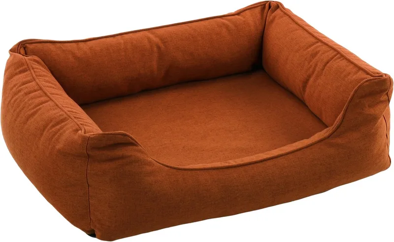 Ziva - Mand Honden - Mand Ziva Rechthoekig + Rits Terra 80x67x22cm - 1st - 136608 - 1st de Flamingo en Marron – photo produit
