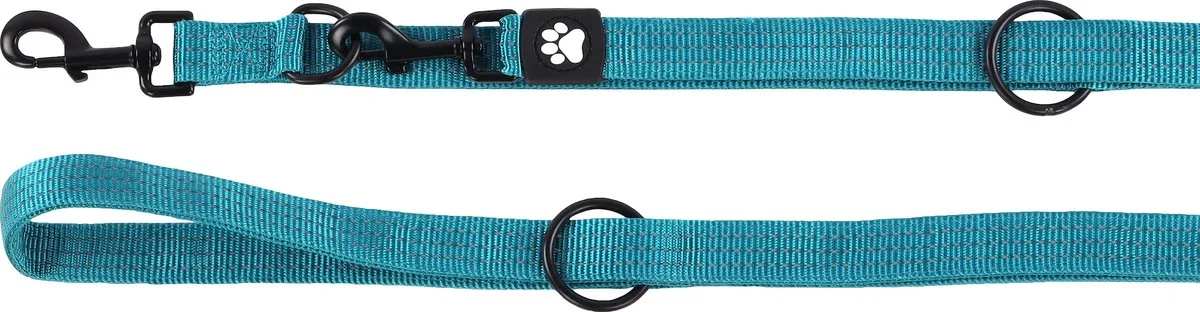 Zorba - Trainingslijn Honden - Trainingslijn Zorba Turquois 250cm 25mm - 1st - 134154 - 1st de Flamingo en Bleu – photo produit