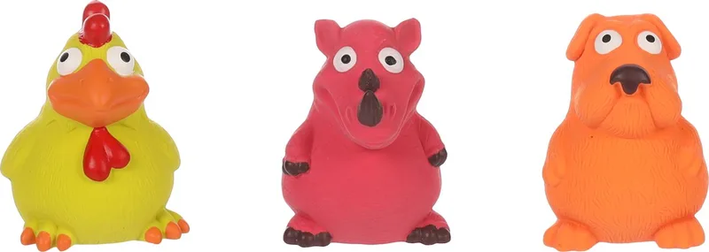 Zowa - Speelgoed Honden - Hs Zowa Latex Dieren Assortiment - 1st - 138885 - 1st by Flamingo in Multicolour – product photo