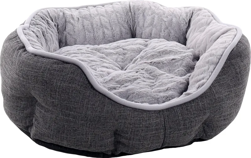 Zupo - Mand Honden;katten - Mand Zupo Achthoekig Donkergrijs 45x40x15cm - 1st - 133462 - 1st by Flamingo in Grey – product photo