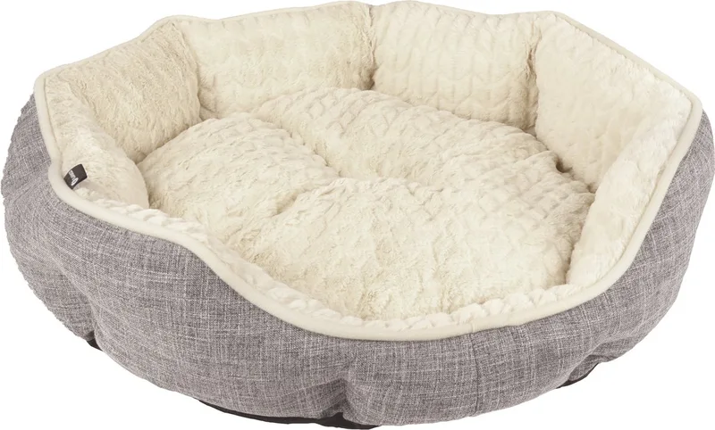 Zupo - Mand Honden - Mand Zupo Achthoekig 60x50x17cm - 1st - 122948 - 1st de Flamingo en Gris – photo produit