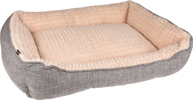 Zupo - Mand Honden - Mand Zupo Rechthoekig 90x65x 25cm - 1st - 122926 - 1st de Flamingo en Gris – photo produit
