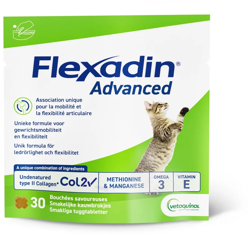 Advanced Cat 30 stuks - Gewricht-Supplement - 24.6 g by Flexadin – product photo