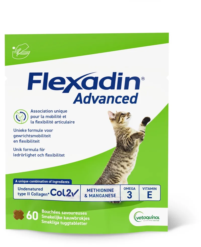 Advanced Cat 60 stuks - Gewricht-Supplement - 49.2 g by Flexadin – product photo