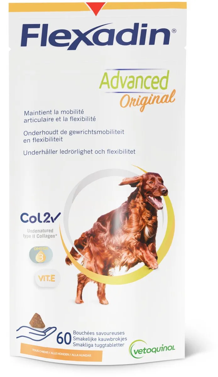 Advanced Original - Gewricht-Supplement - 180 g 60 stuks 60 Chews von Flexadin – Produktfoto