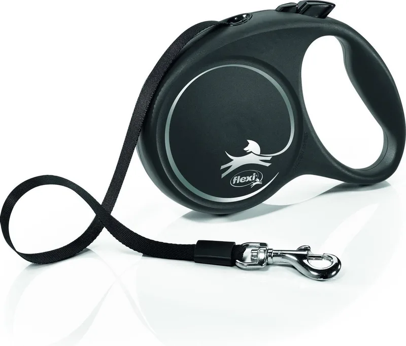 Black Design - Rollijn Hondenriem - L - 5 Meter - Grote en Actieve Honden de flexi en Bleu – photo produit 1 sur 2
