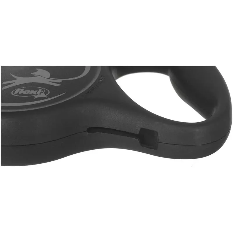 Black Design - Rollijn Hondenriem - M - 5 m - Middelgrote Honden von flexi in Blau – Produktfoto 4 von 6