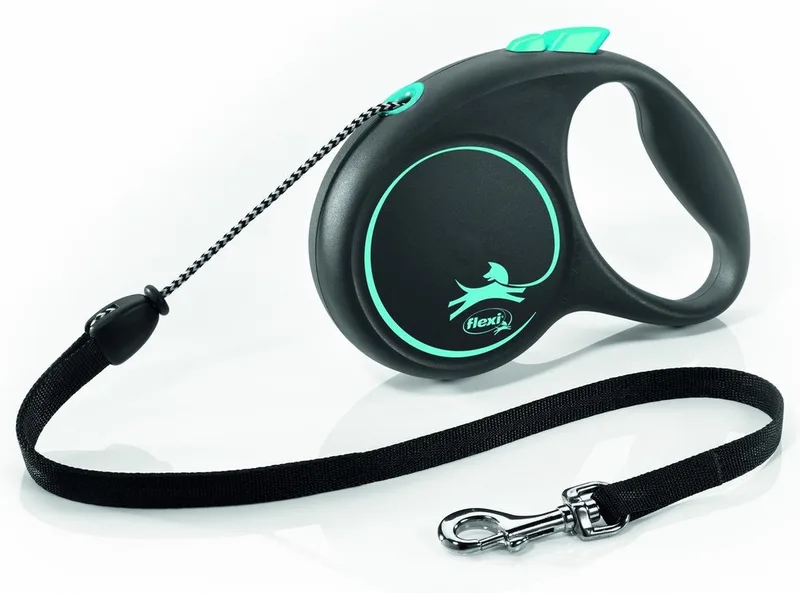 Flexi Rollijn Black Design Cord van flexi in Blauw – productfoto 1 van 3