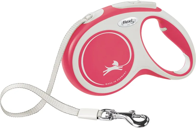 Hondenriem Flexi NEW COMFORT 5 m Maat M by flexi in Red – product photo