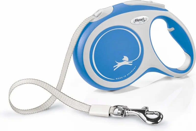 Hondenriem Flexi New Comfort L (5 m) de flexi en Bleu – photo produit