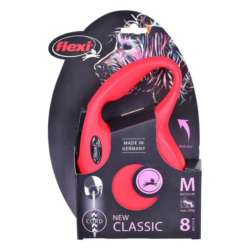 Laisse Pour Chien New Classic M 8 M de flexi en Bleu – photo produit 5 sur 6