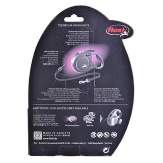 Laisse Pour Chien New Classic M 8 M de flexi en Bleu – photo produit 6 sur 6
