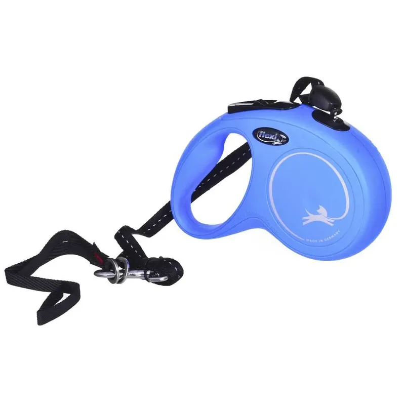 New Classic Koord - Hondenriem - S - 8 m - (<12 kg) by flexi in Blue – product photo 3 of 6