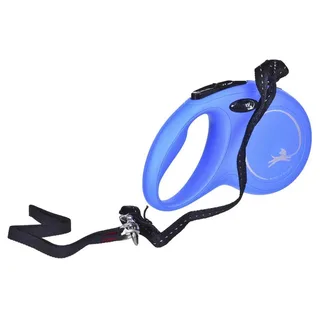 New Classic Koord - Hondenriem - S - 8 m - (<12 kg) by flexi in Blue – product photo 2 of 6