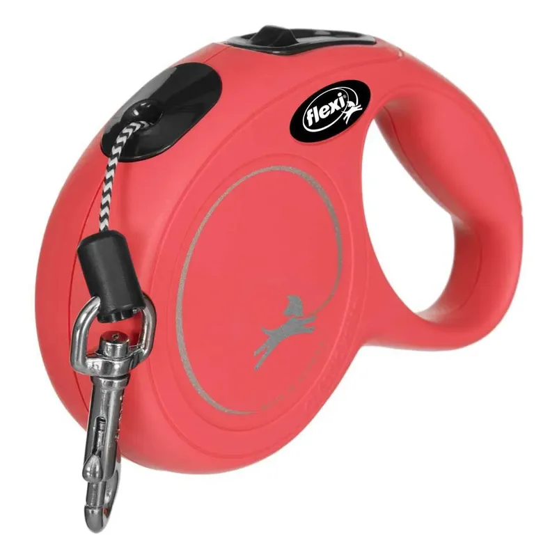 New Classic Koord - Hondenriem - XS - 3 M de flexi en Rouge – photo produit 2 sur 6