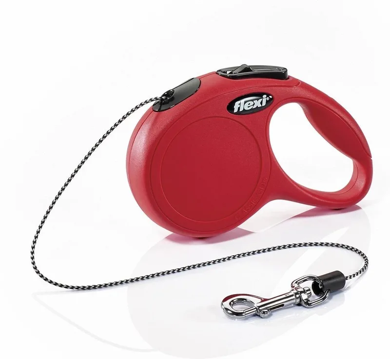 New Classic Koord - Hondenriem - XS - 3 M de flexi en Rouge – photo produit 1 sur 6