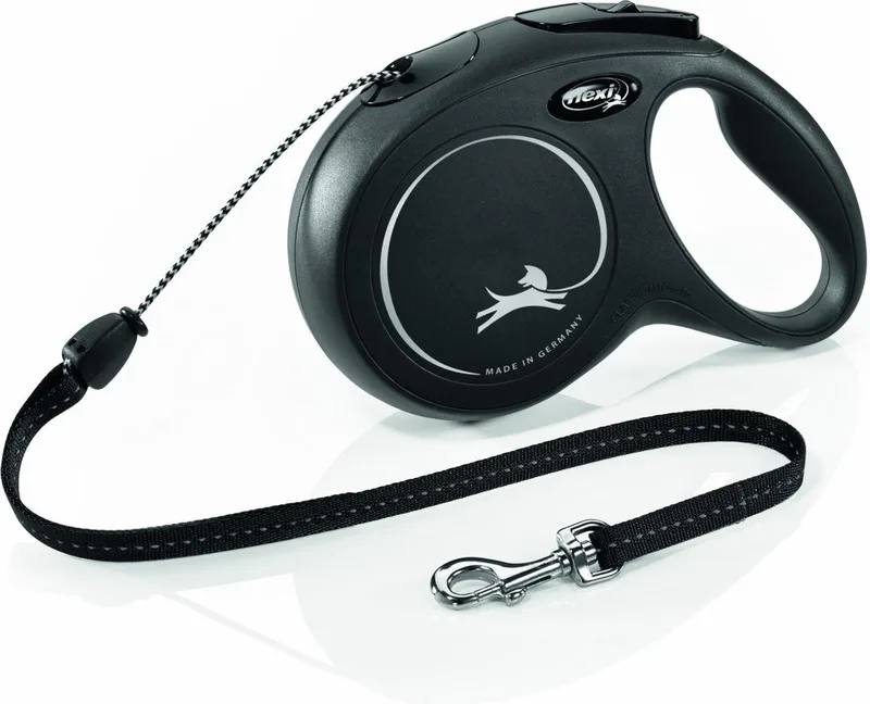 Laisse Pour Chien New Classic M 8m de flexi en Bleu – photo produit