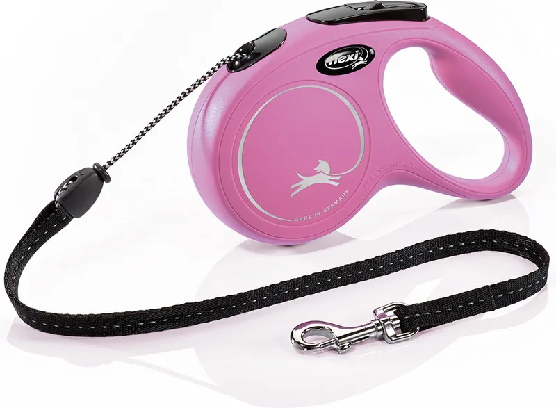 New Classic Tape - Hondenriem - M - 5 m by flexi in Pink – product photo