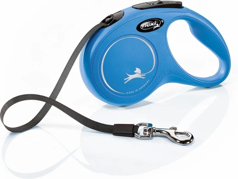 New Classic Tape - Hondenriem - S - 5 m - (<15 kg) by flexi in Blue – product photo