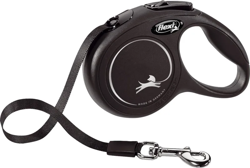 New Classic Tape - Hondenriem - XS - 3M - Hele Kleine Honden - <12 kg de flexi en Noir – photo produit 1 sur 2