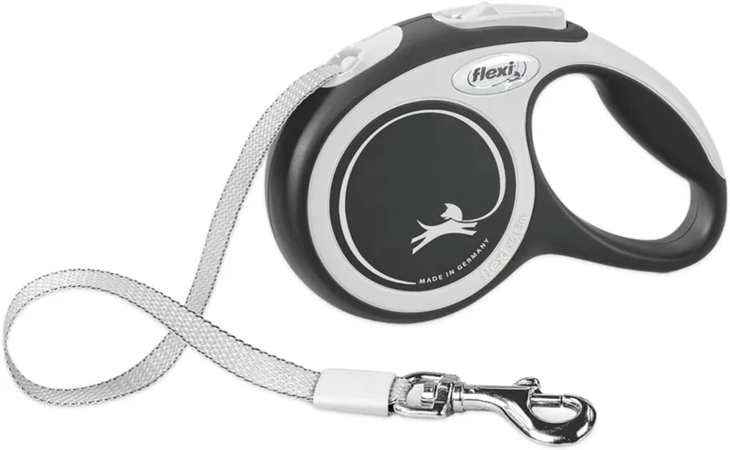 New Comfort Intrekbare Hondenhalsband (3m) Extra Klein Grijs by flexi – product photo