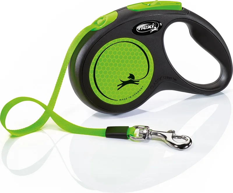 Laisse Pour Chien New Neon S 5 M de flexi en Bleu – photo produit 1 sur 5