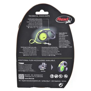 Laisse Pour Chien New Neon S 5 M de flexi en Bleu – photo produit 5 sur 5