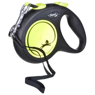 Laisse Pour Chien New Neon L 5 M de flexi en Jaune – photo produit 3 sur 5