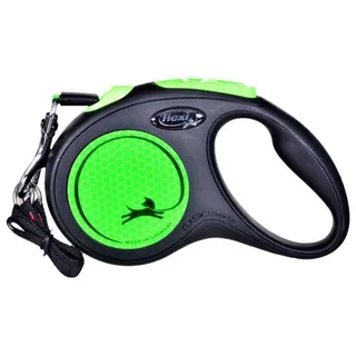 Laisse Pour Chien New Neon M 5 M de flexi en Vert – photo produit 3 sur 5