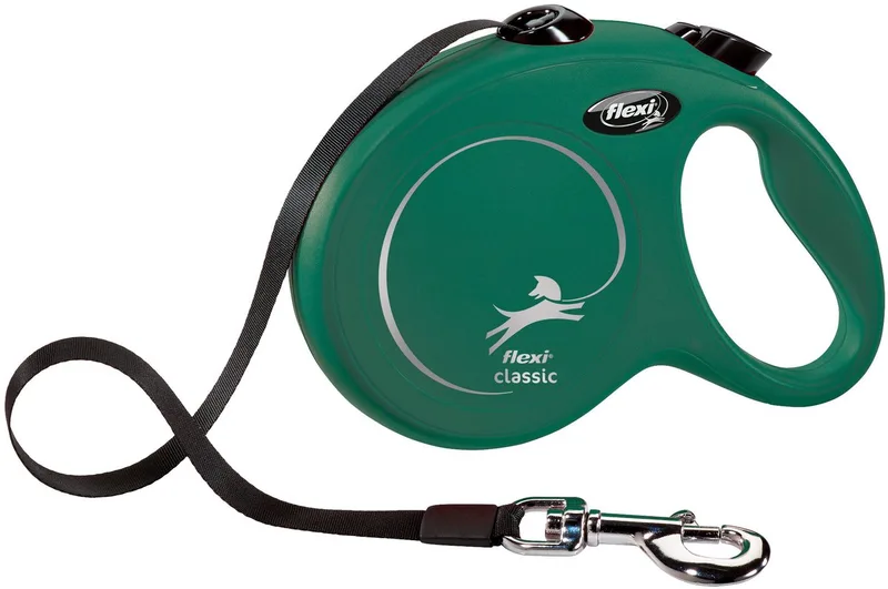 rollijn classic tape olijfgroen - L TOT 50kg - green de flexi en Vert – photo produit