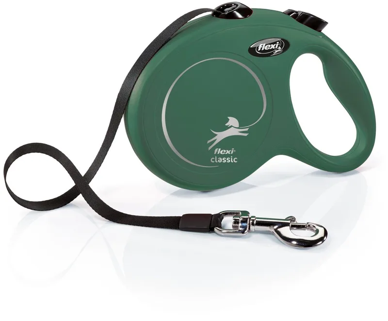 rollijn classic tape olijfgroen M fra flexi i Grøn – produktbillede