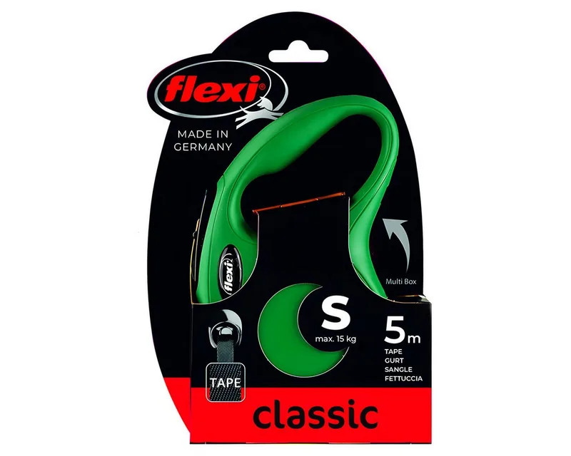 rollijn classic tape olijfgroen S van flexi in Groen – productfoto 4 van 4