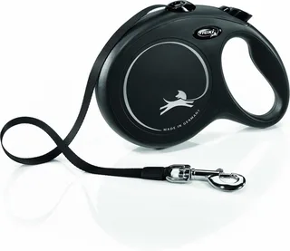 Rollijn New Classic Tape - Large 8 m - Hondenriem - Actieve en Grote Honden by flexi in Black – product photo 1 of 3