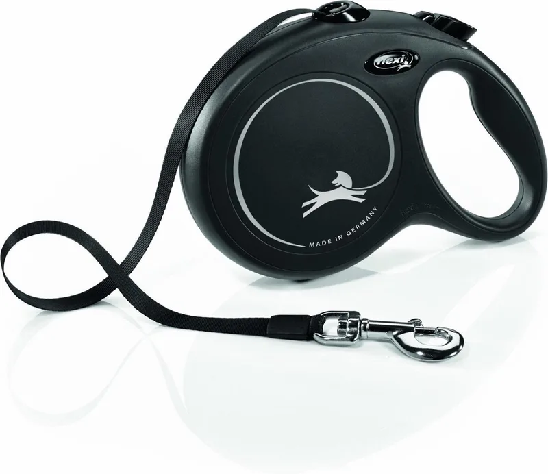 Rollijn New Classic Tape - Large 8 m - Hondenriem - Actieve en Grote Honden by flexi in Black – product photo 1 of 3