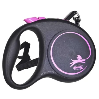 Rollijn Tape Roze S - Hondenlijn tot 15kg - 5 Meter met Blokkeerfunctie by flexi in Blue – product photo 3 of 6