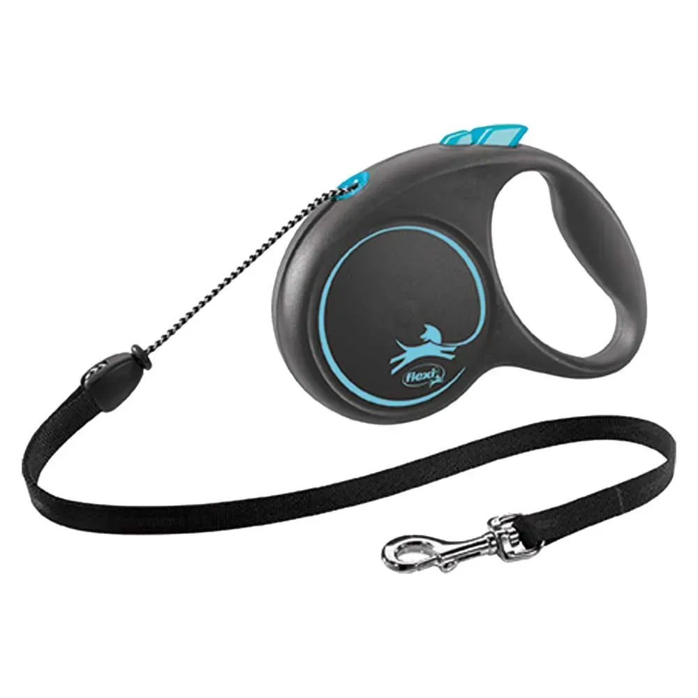 Zwarte Design S Verlengbare Riem 5 M by flexi – product photo