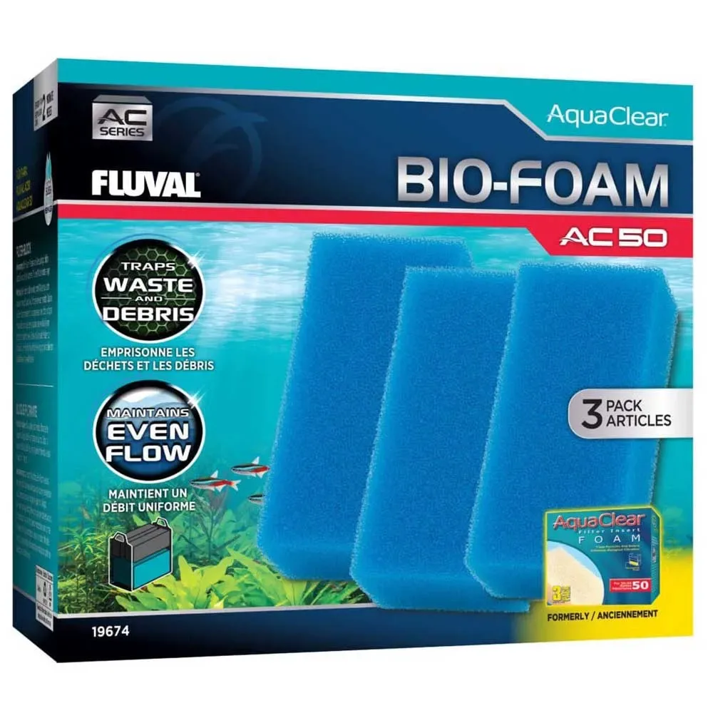 Ac50 Schwamm 3 Einheiten von Fluval – Produktfoto