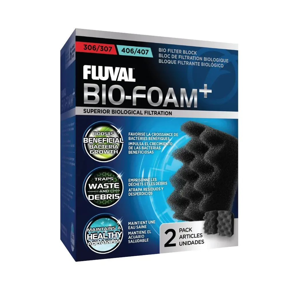 Filtre Bio Foam+ 307/407 2 Unités de Fluval – photo produit