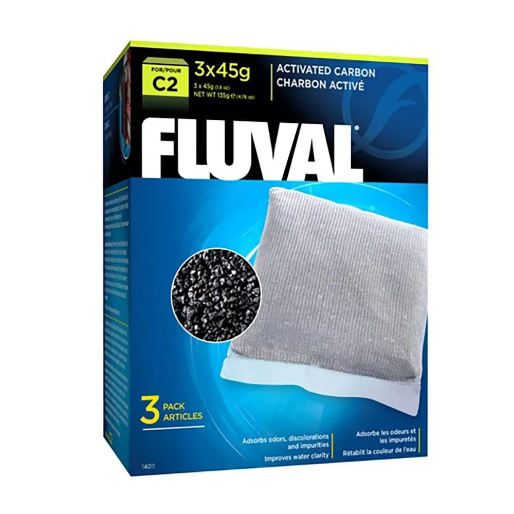 Charbon Actif C2 3 Unités de Fluval – photo produit