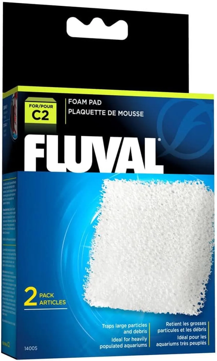 C2 Schuimrubber Filterspons 2-pack de Fluval – photo produit