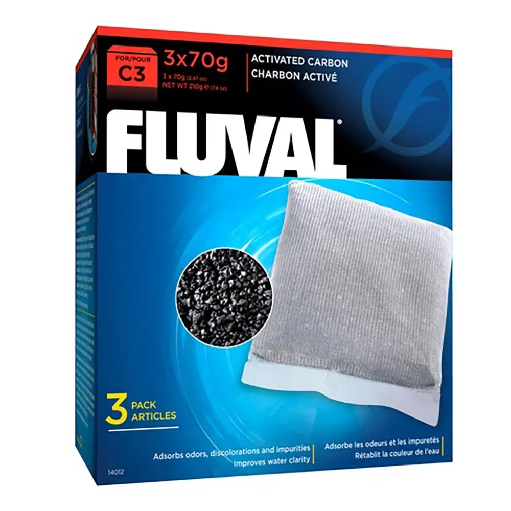 C3 Aktivkohle 3 Einheiten von Fluval – Produktfoto