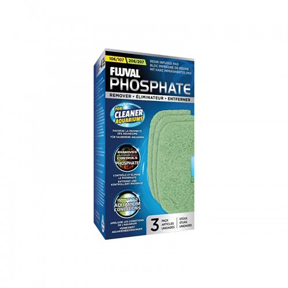 Fluval 107/207 Phosphatentfernungspad 3 Einheiten von Fluval – Produktfoto