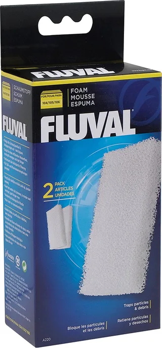 FLUVAL 2 schuimblokken 106 - Voor aquarium by Fluval – product photo 1 of 3
