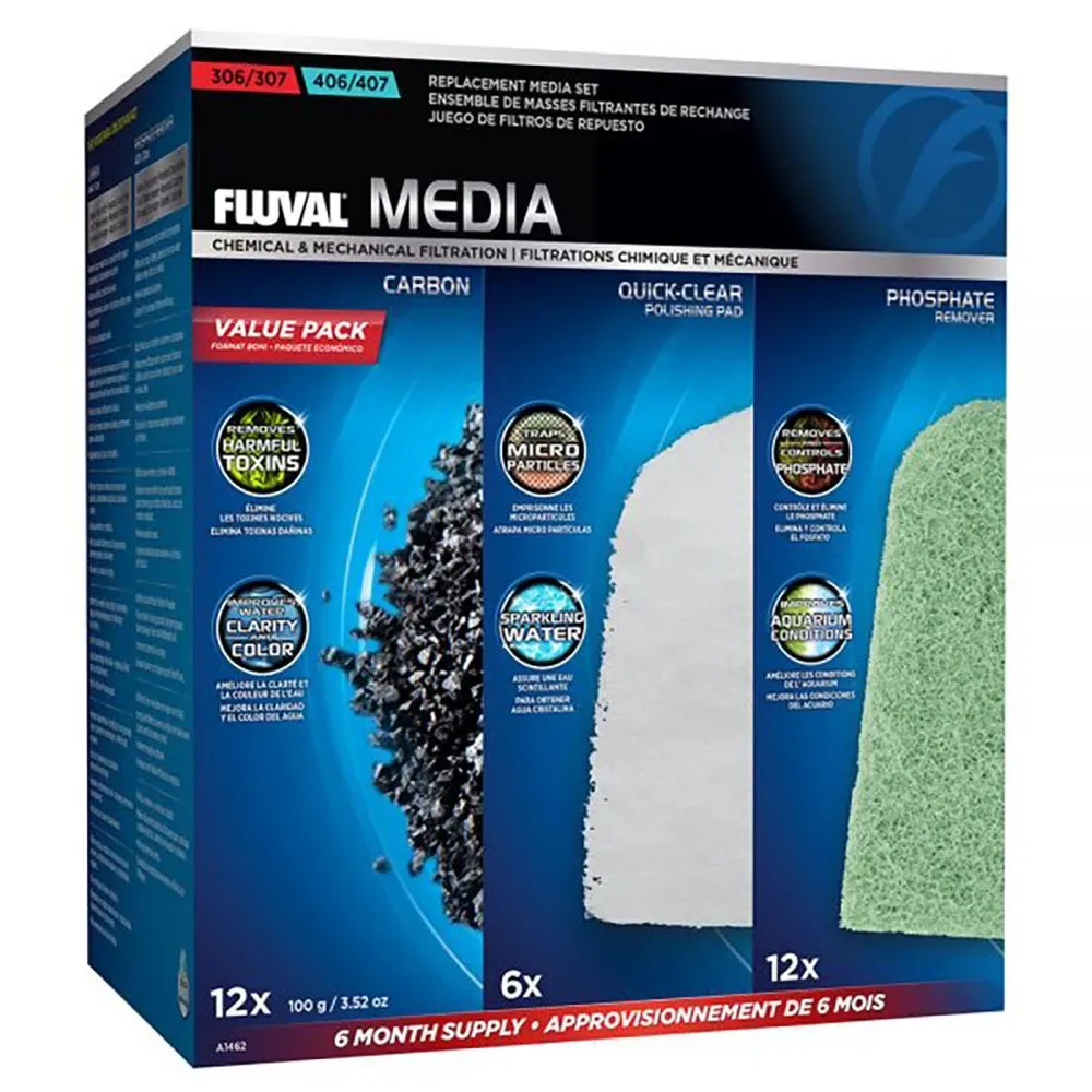 Pack De Filtres 307/407 de Fluval – photo produit