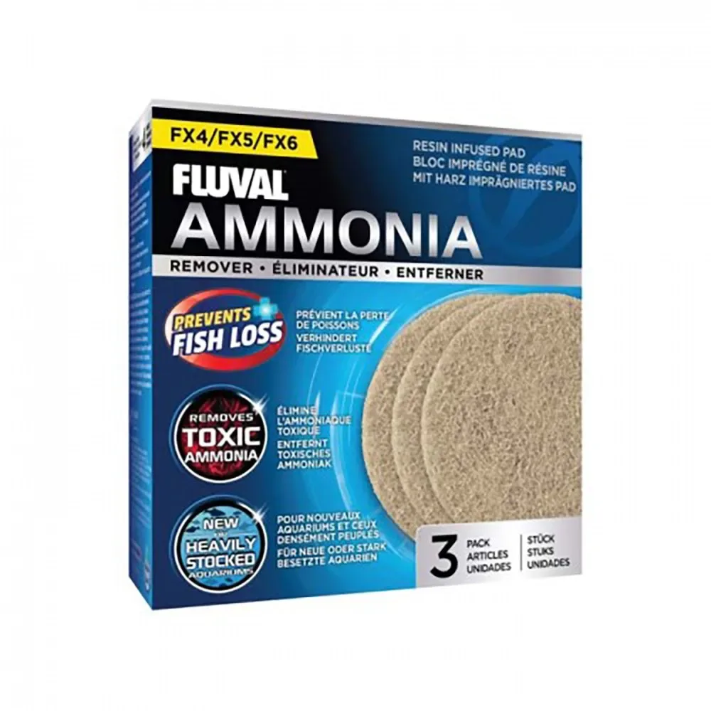 Coussinet éliminateur D´ammoniac Fx4/6 3 Unités de Fluval – photo produit