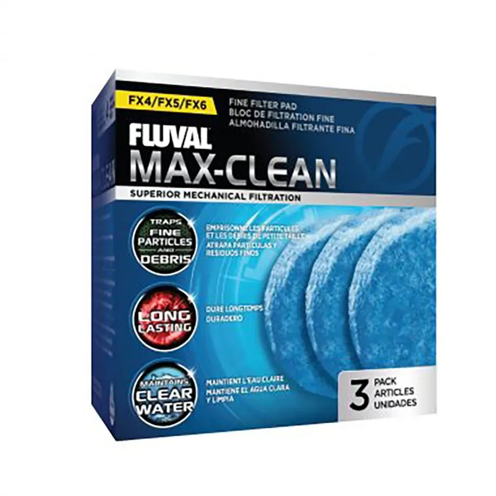 Cartouche Filtrante Fine Max Clean Fx4/fx5/fx6 3 Unités de Fluval – photo produit