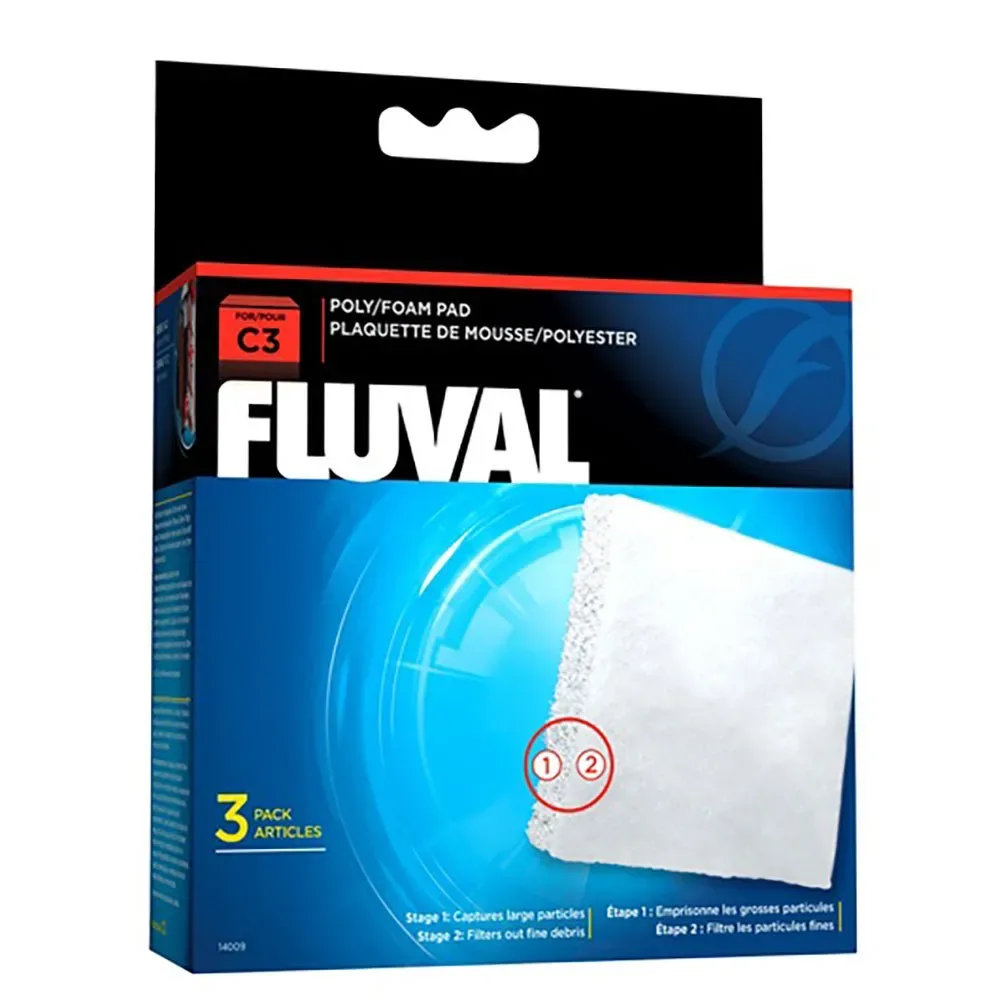 Polyester C3 Och Skumgummiunderlägg 3 Enheter von Fluval – Produktfoto