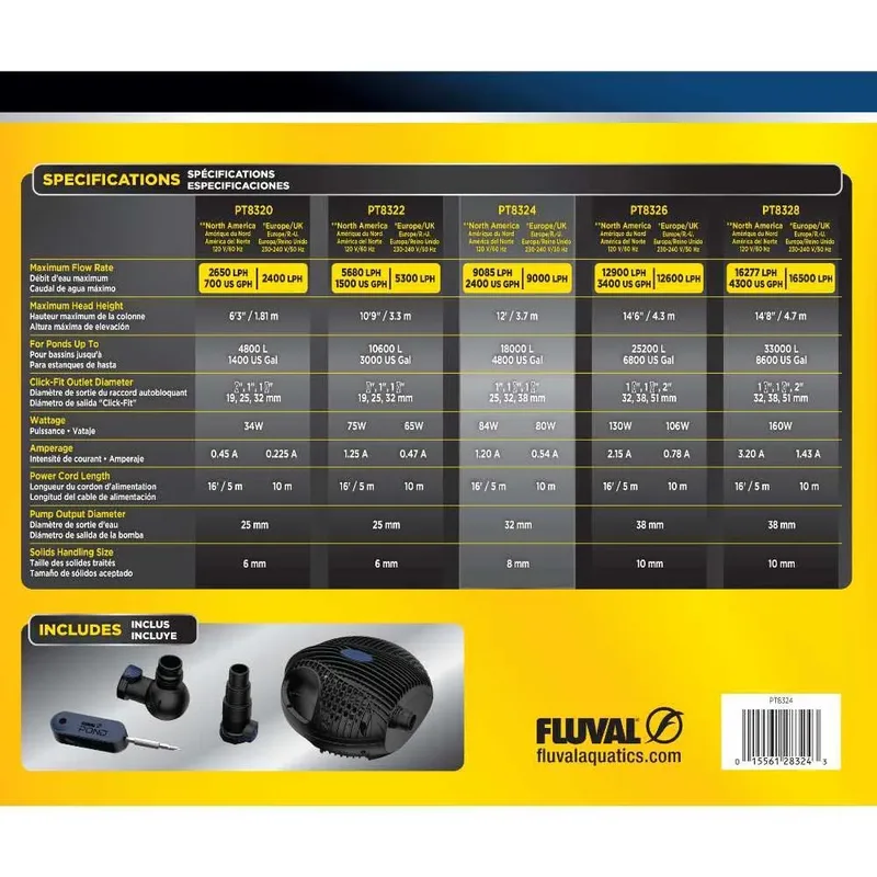 Pond Maxflo 9000 Teichpumpe von Fluval – Produktfoto 3 von 3