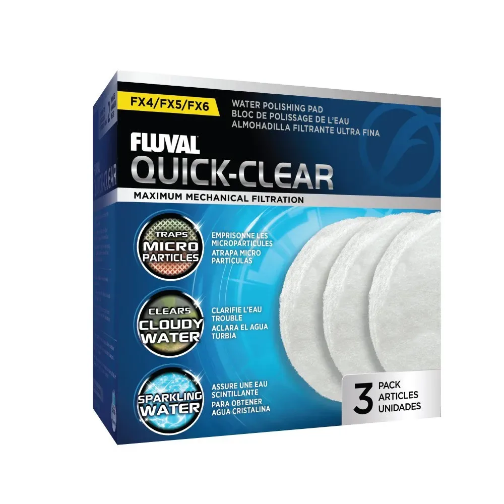 Quick Clear Fx4/fx5/fx6 Wasserpolierpad 3 Einheiten von Fluval – Produktfoto