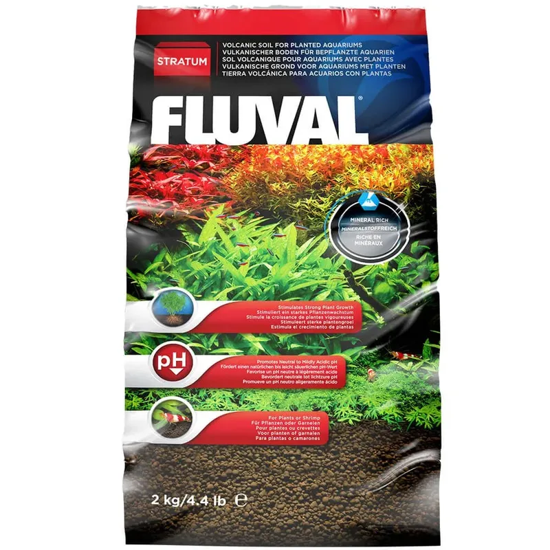 Substrat D´aquarium Stratum 2kg fra Fluval – produktbillede